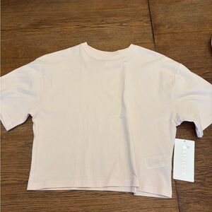 Athleta Kids light pink Short Sleeve Tee